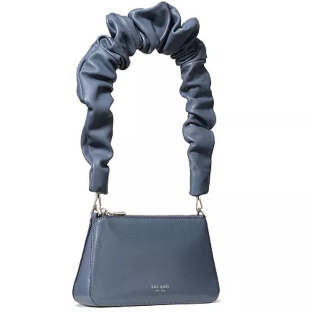 ♠️ kate spade new york Grace Small Glazed Leather Pochette Shoulder Bag